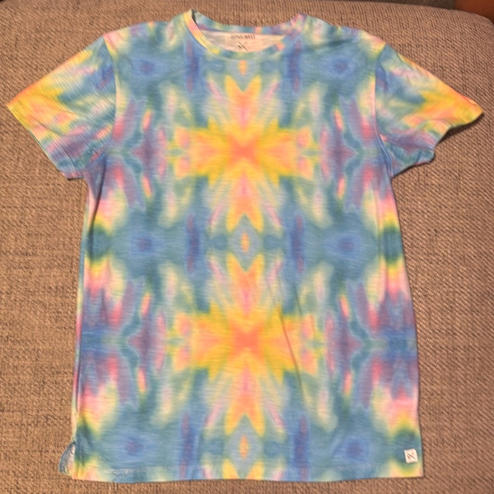 Depart West Men’s Tee Shirt, Large, multicolored